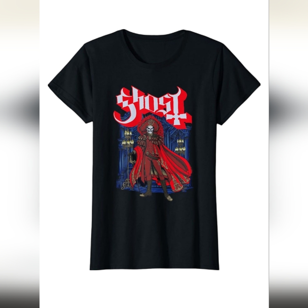 Ghost Black Graphic Tee - Short Sleeve
